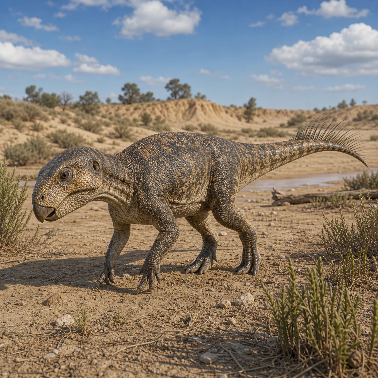 Psittacosaurus — reconstrução científica