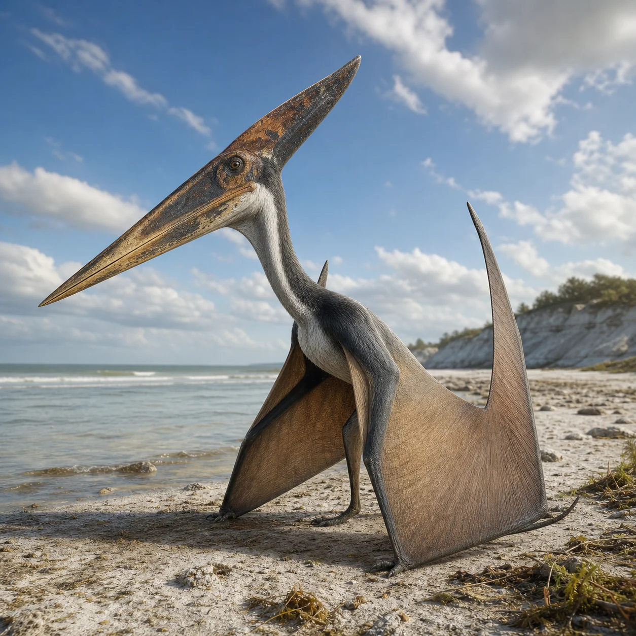 Pteranodon — reconstrução científica