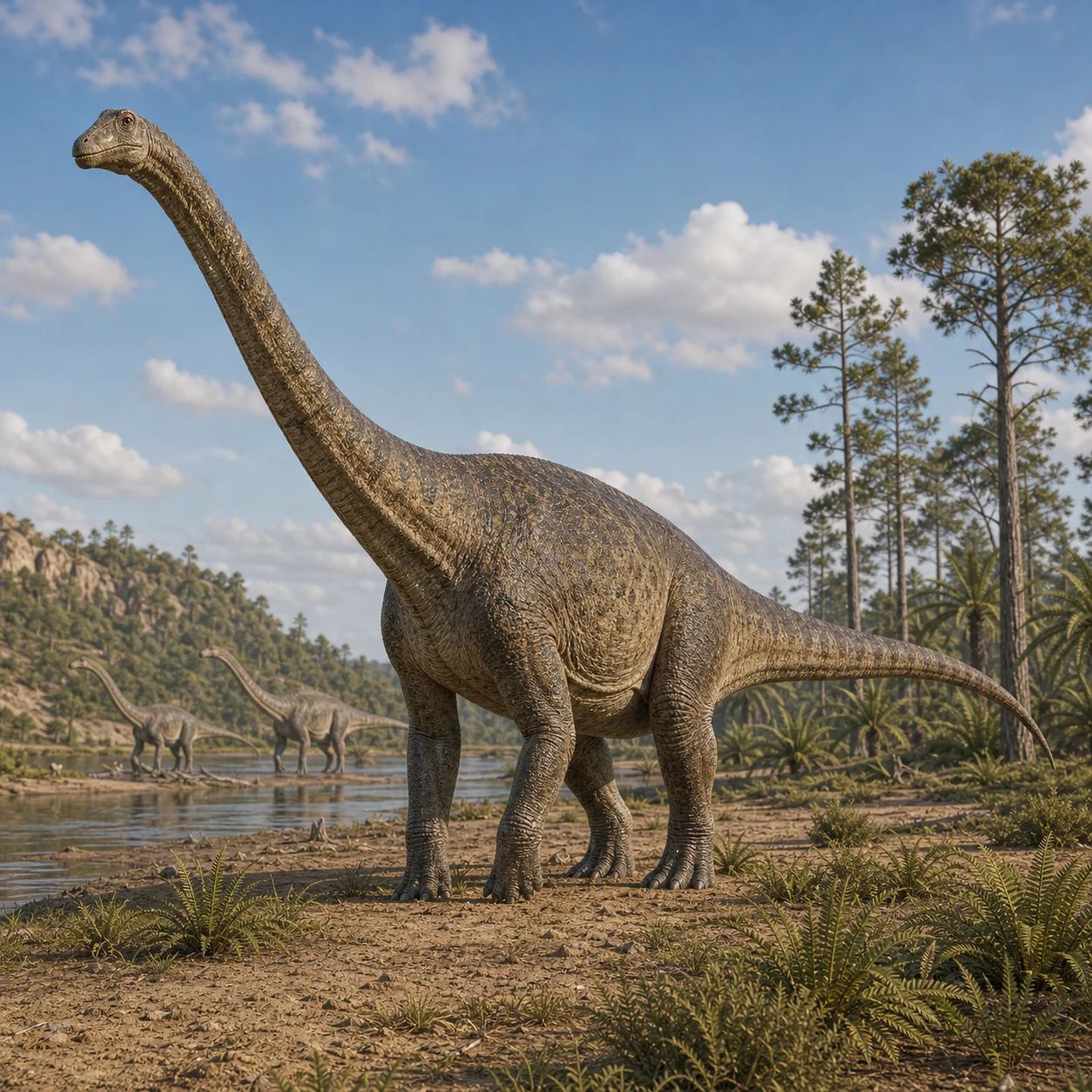 Rapetosaurus — reconstrução científica