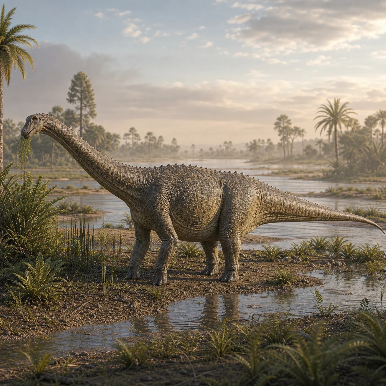 Rebbachisaurus — reconstrução científica