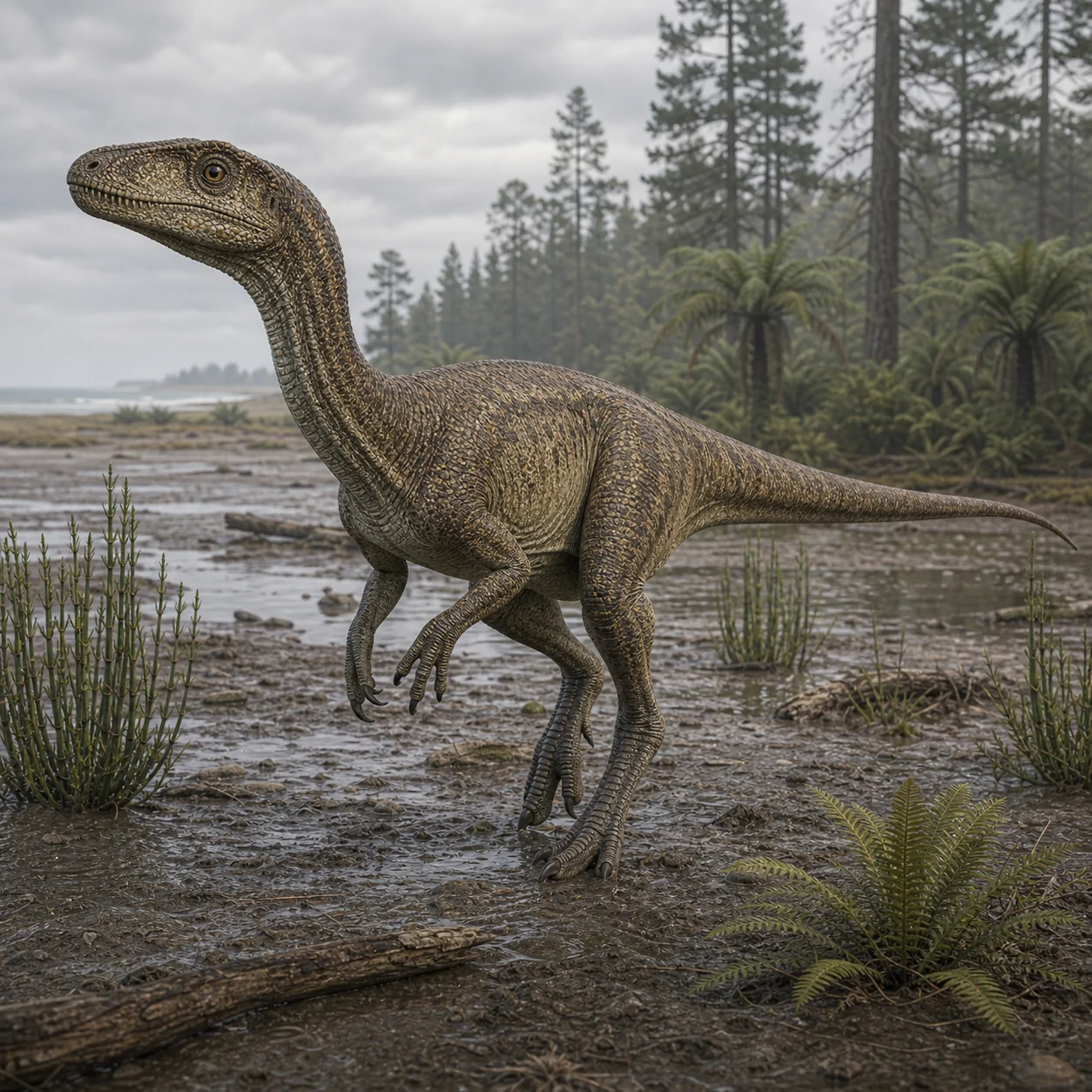Sarcosaurus — reconstrução científica