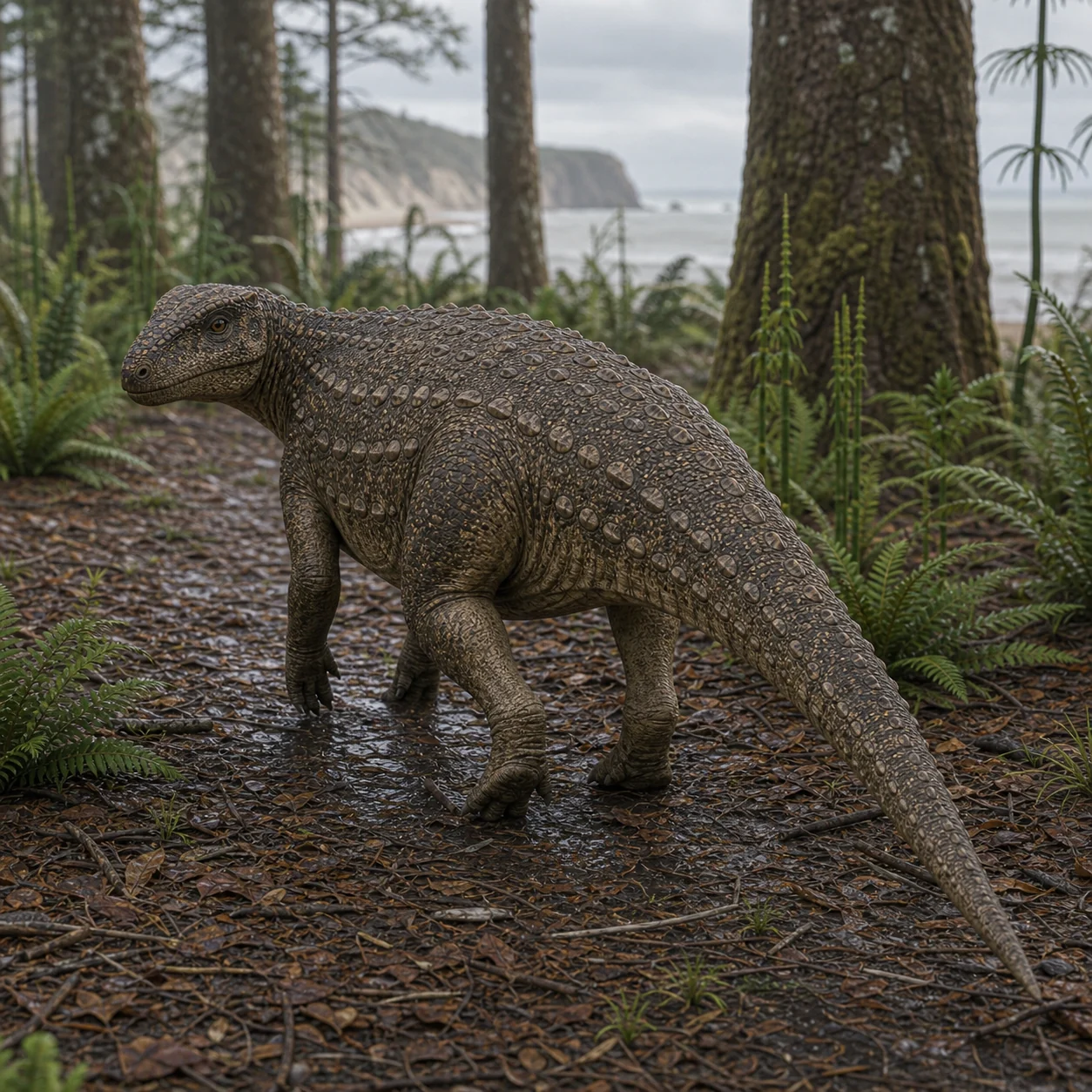 Scelidosaurus — reconstrução científica