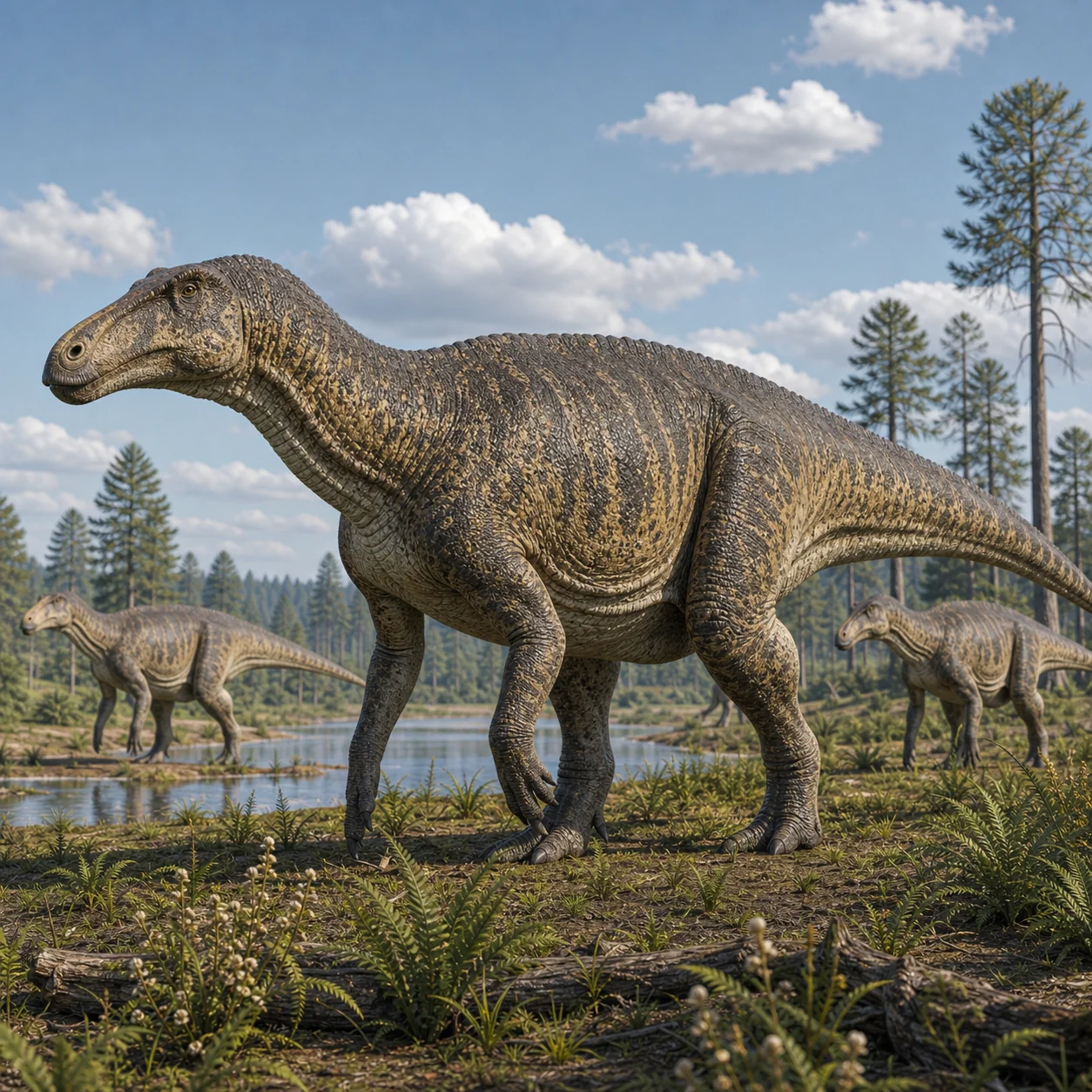 Shantungosaurus — reconstrução científica