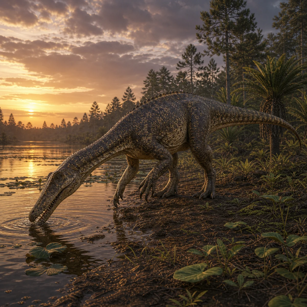 Siamosaurus — reconstrução científica