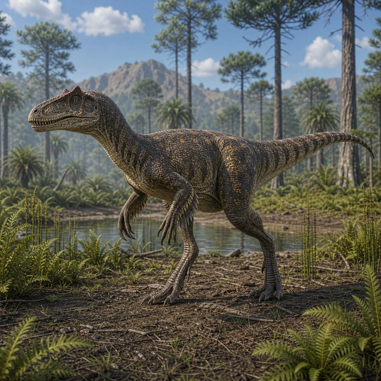 Sinosaurus — reconstrução científica