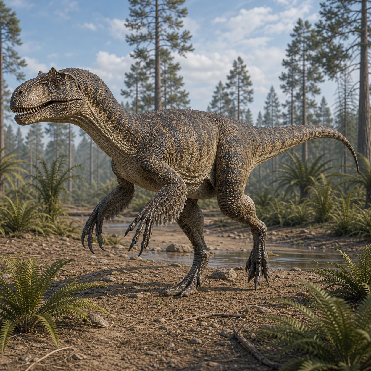 Sinraptor — reconstrução científica