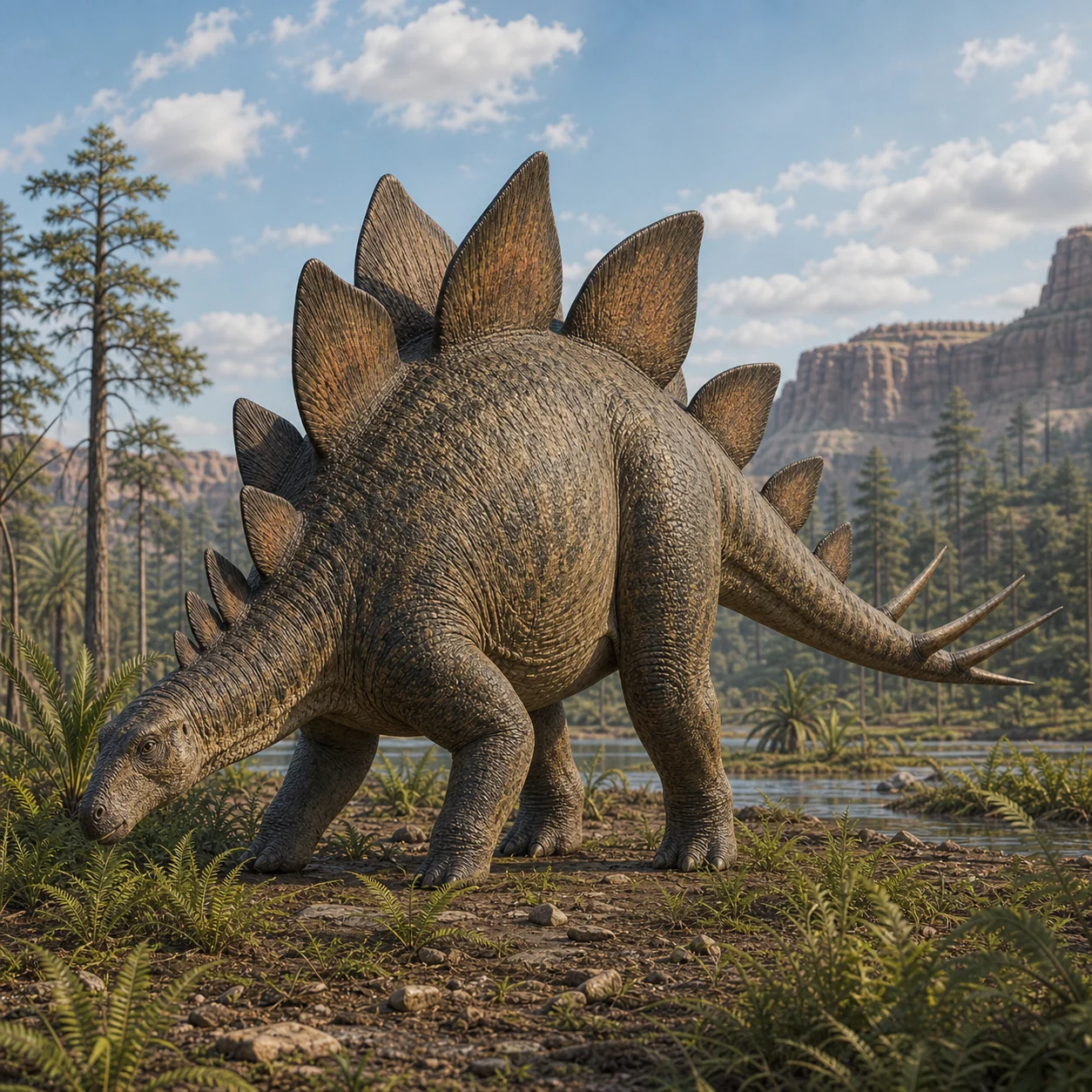 Stegosaurus — reconstrução científica