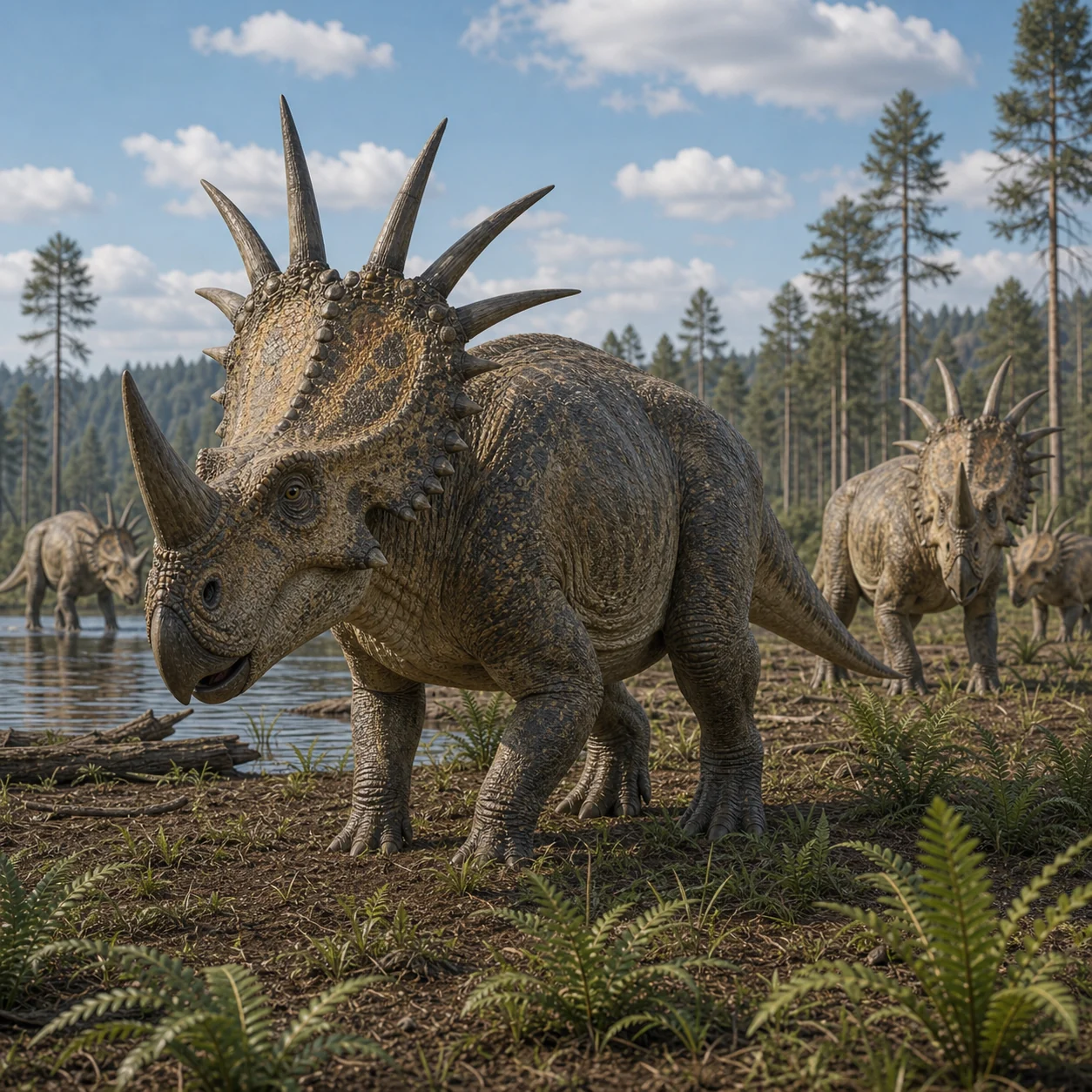 Styracosaurus — reconstrução científica