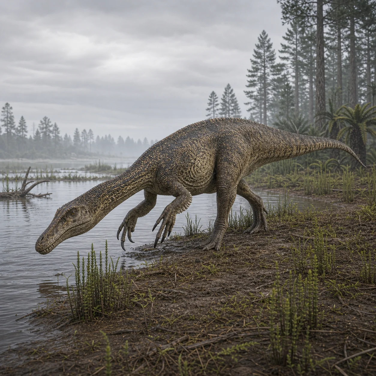 Suchosaurus — reconstrução científica