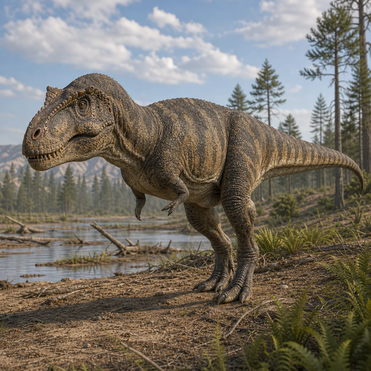 Tarbosaurus — reconstrução científica