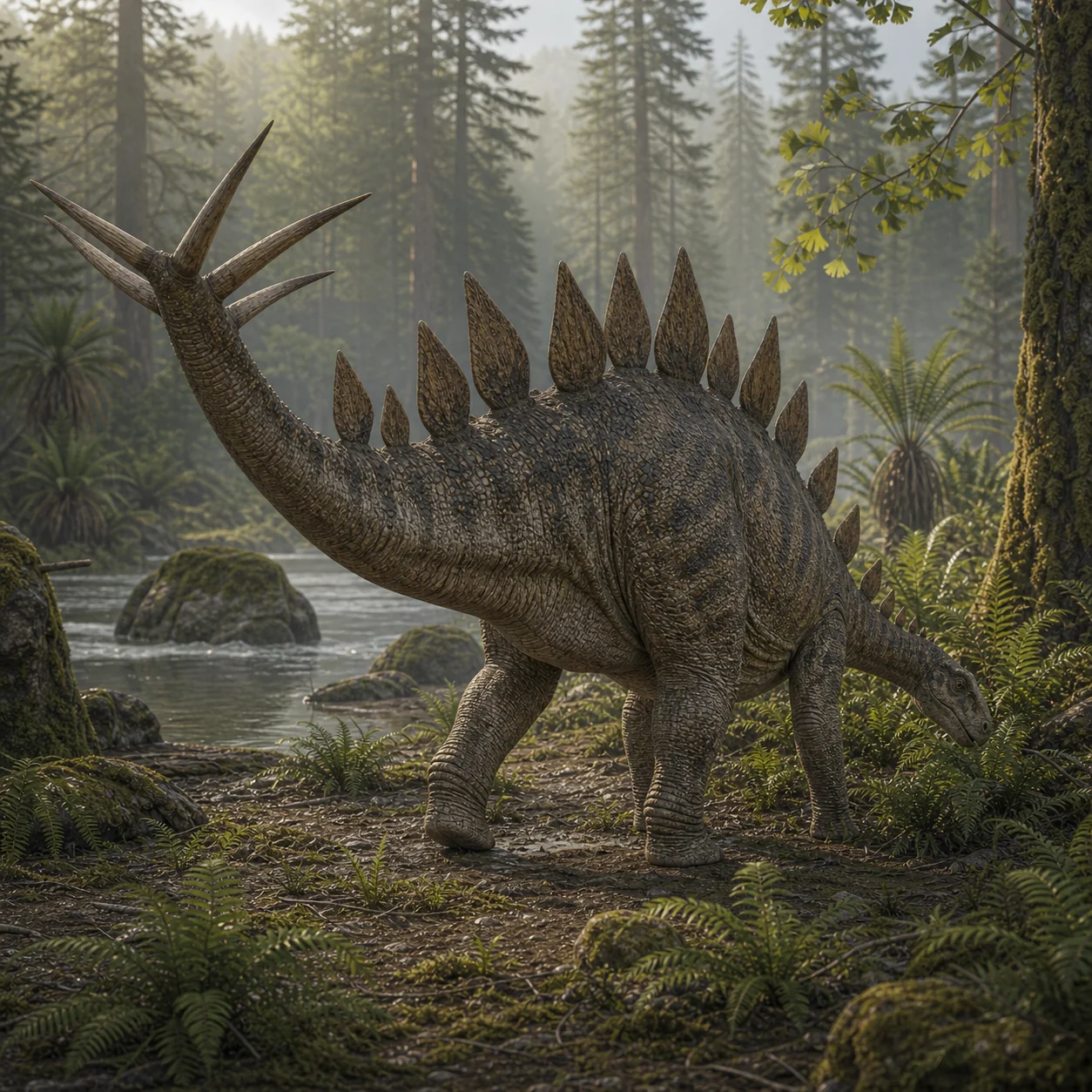 Tuojiangosaurus — reconstrução científica
