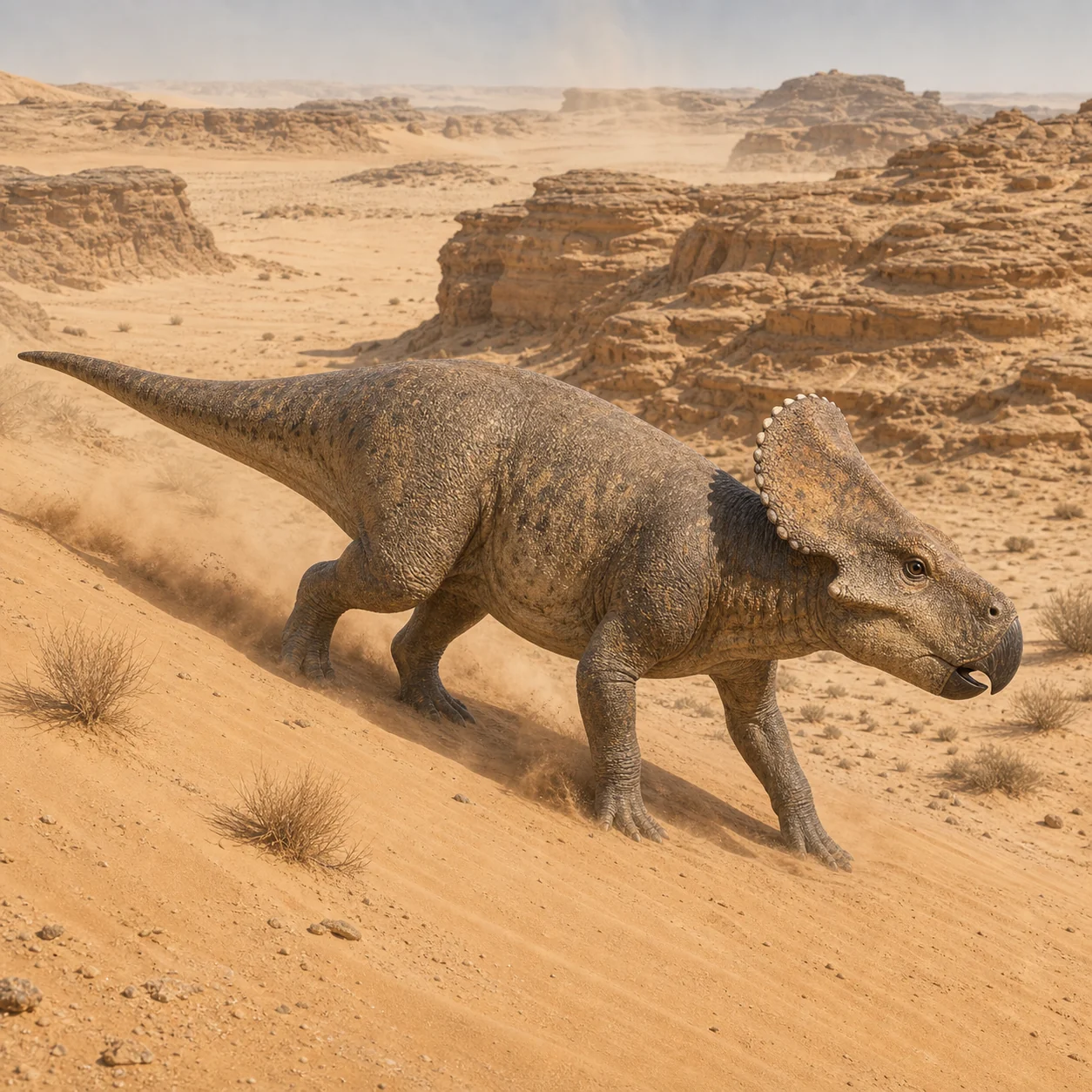 Udanoceratops — reconstrução científica