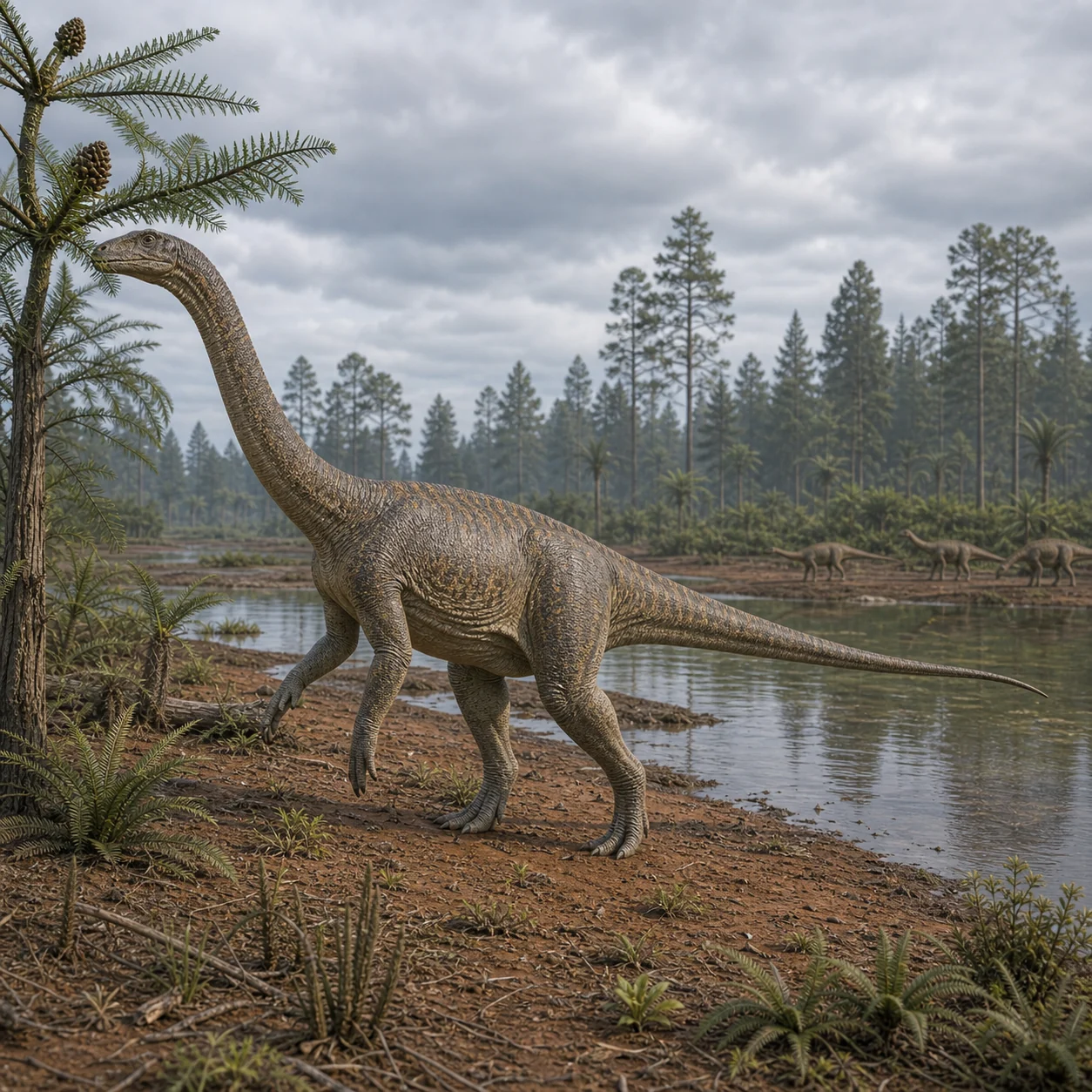 Unaysaurus — reconstrução científica