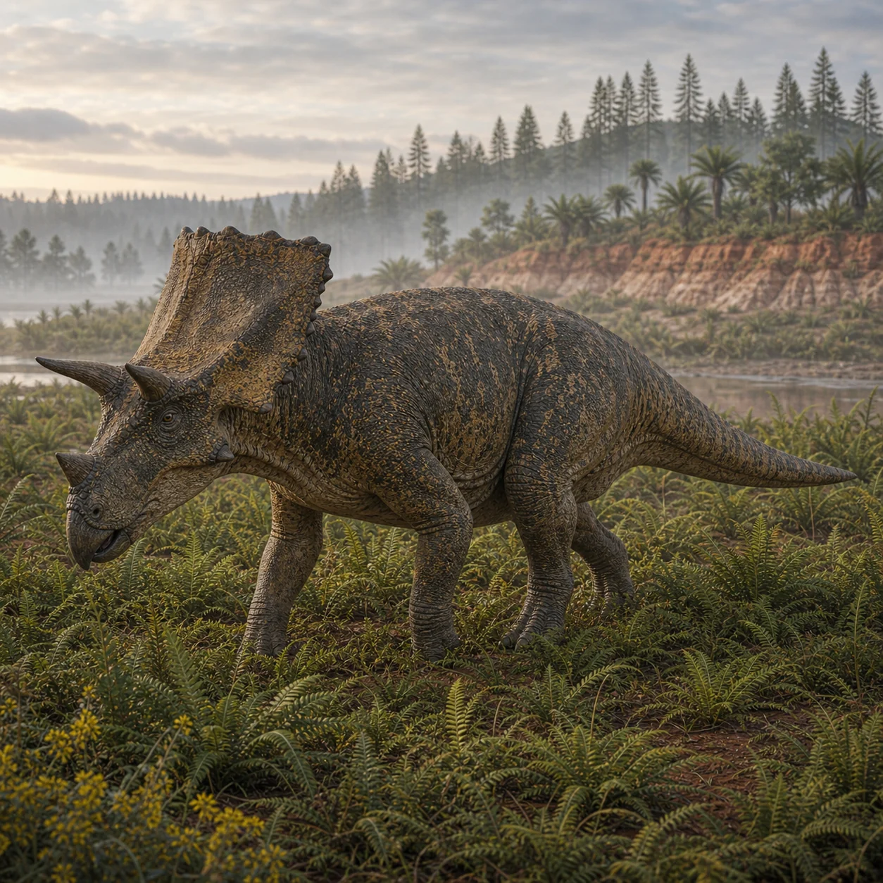 Utahceratops — reconstrução científica