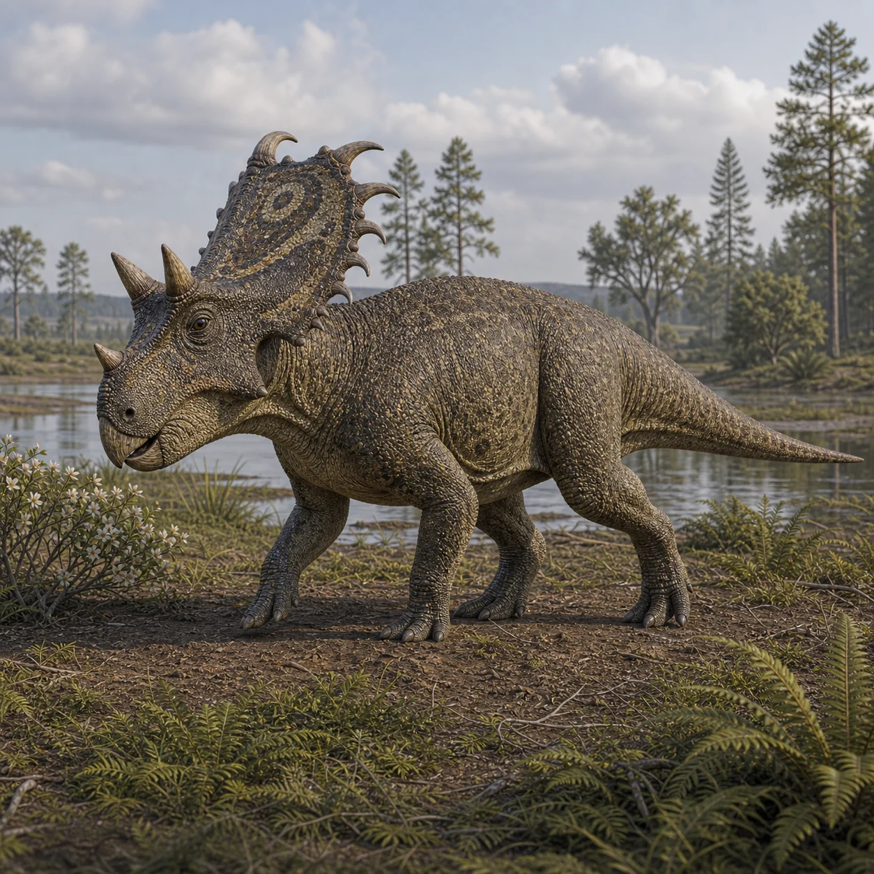 Vagaceratops — reconstrução científica