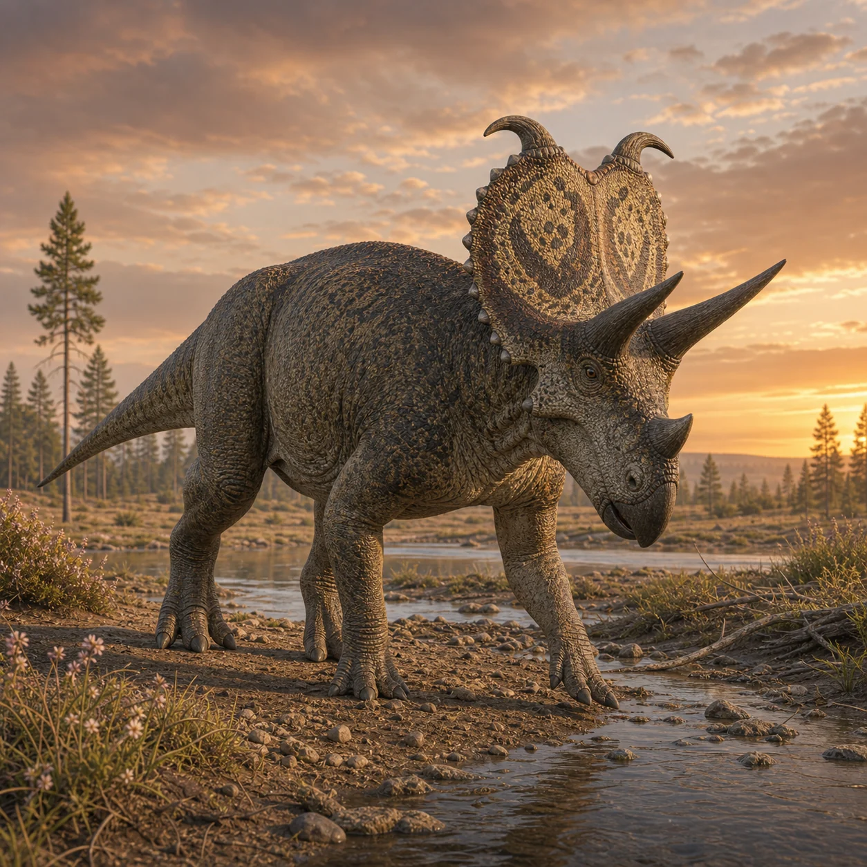 Xenoceratops — reconstrução científica