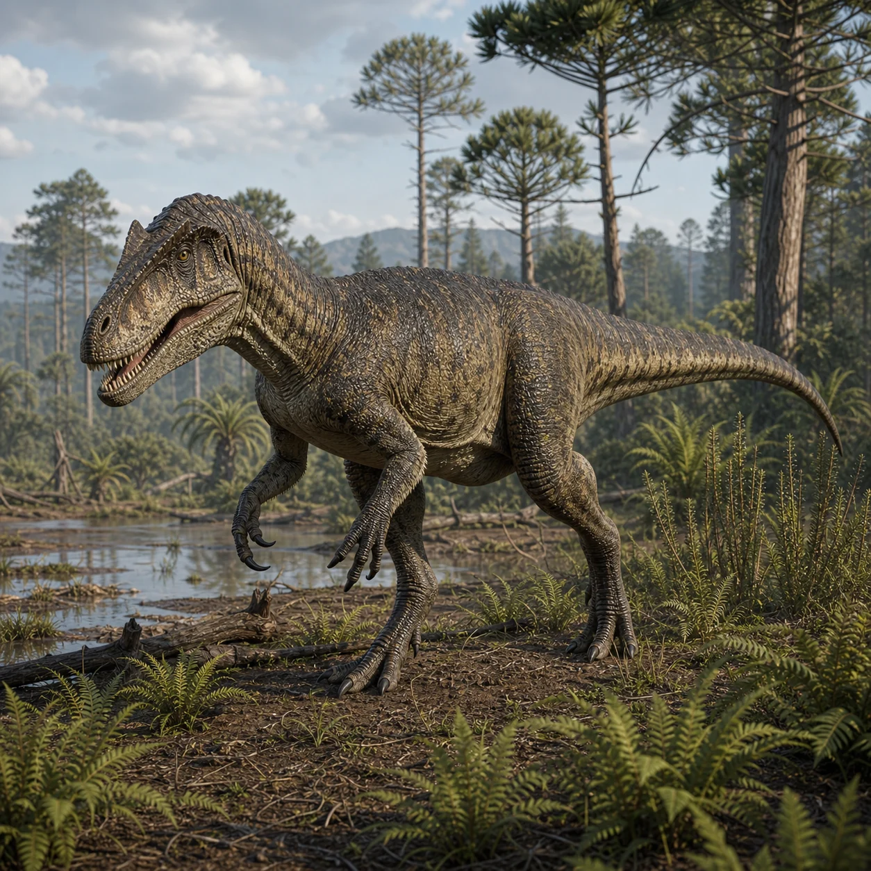 Yangchuanosaurus — reconstrução científica