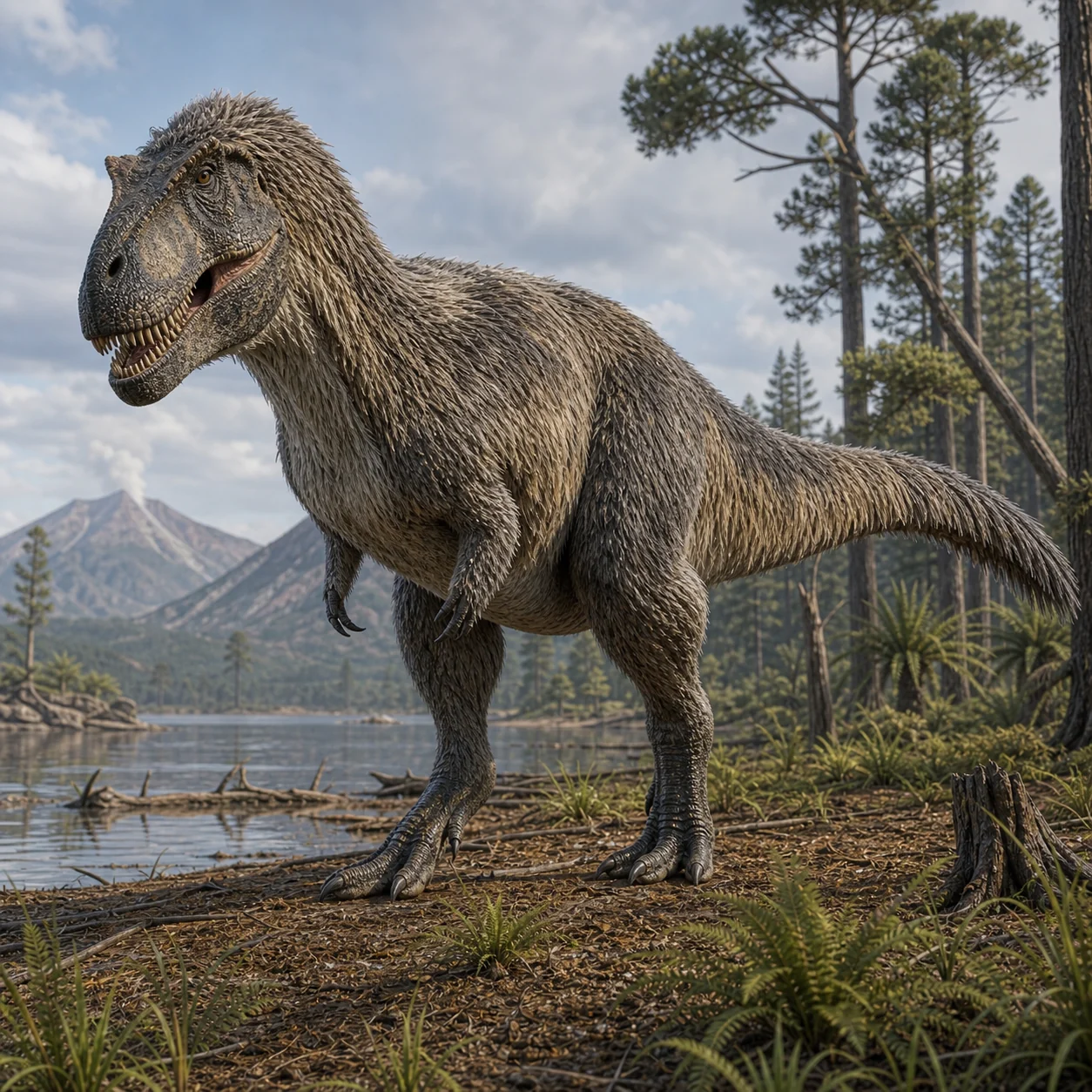 Yutyrannus — reconstrução científica